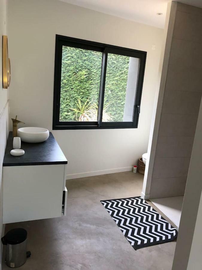 t2 indépendant dans maison avec piscine proche bordeaux Eysines Exterior foto